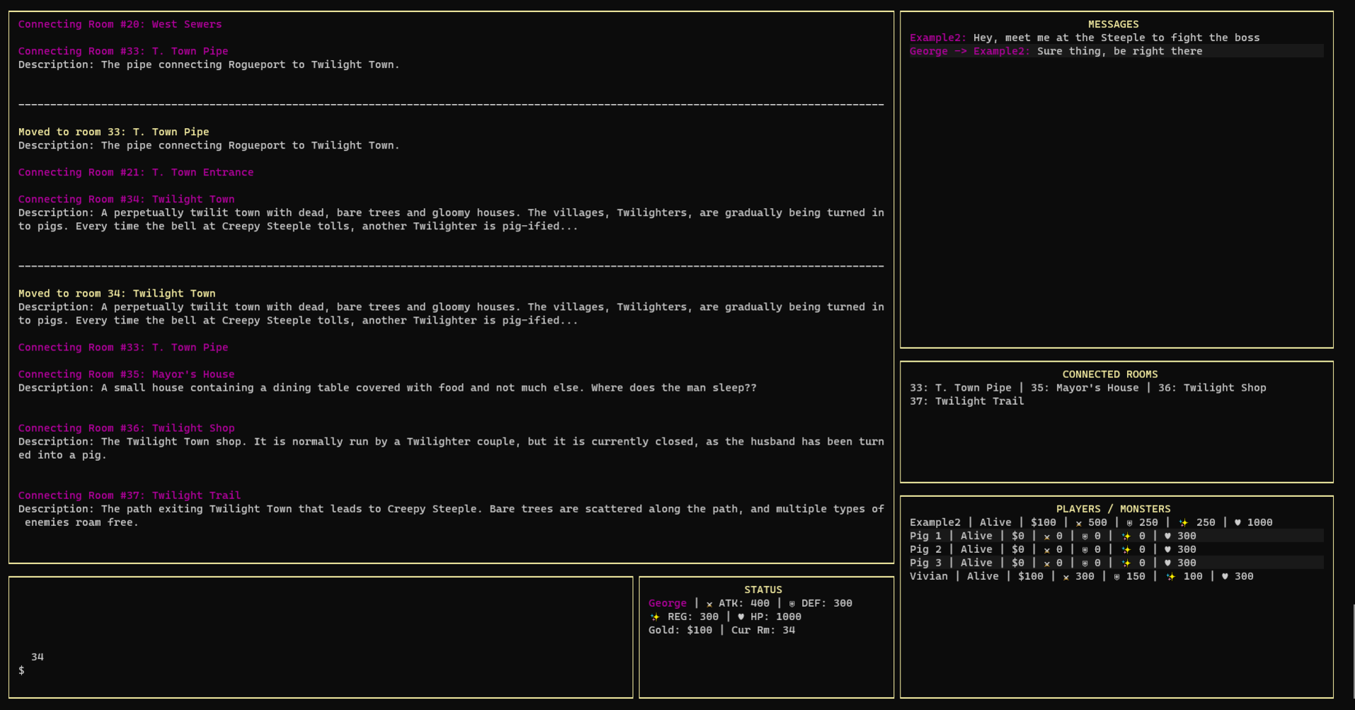 Screenshot of the LURKMAN program