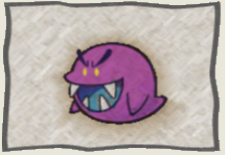 The Dark Boo enemy as seen in the in-game bestiary