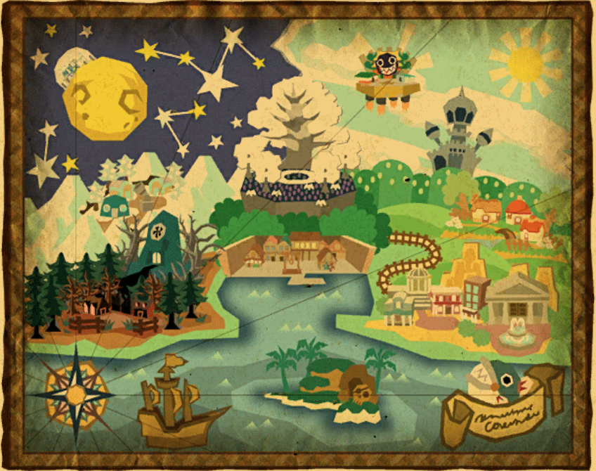 The Magical Map from Paper Mario: The Thousand-Year Door