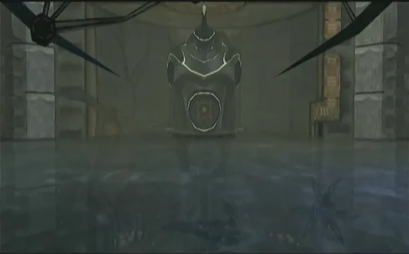 The Training Chamber with two Bloggs visible underwater