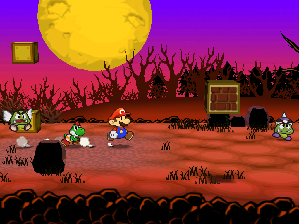 Mario and Yoshi on the Twilight Trail